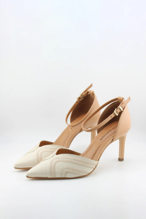 Jorge Bischoff Pointed Toe Ankle Strap Heels